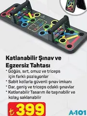 TRİATHLON KATLANABİLİR ŞINAV VE EGZERSİZ ALETİ fiyat ve kampanya bilgisi